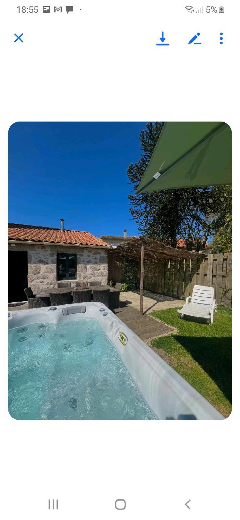 Loue Ancien Moulin A Vent Avec Piscine Et Jacuzzi Villa Neuvy-Bouin Exteriör bild
